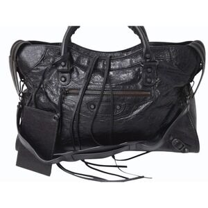 Balenciaga handbag City The black leather